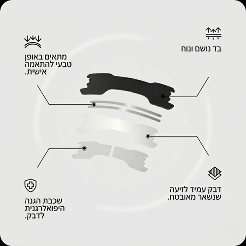 מדבקות אף לשינה עמוקה ומניעת נחירות